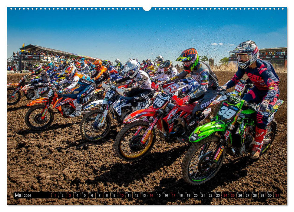 Blickpunkte Motocross (CALVENDO Premium Wandkalender 2026)