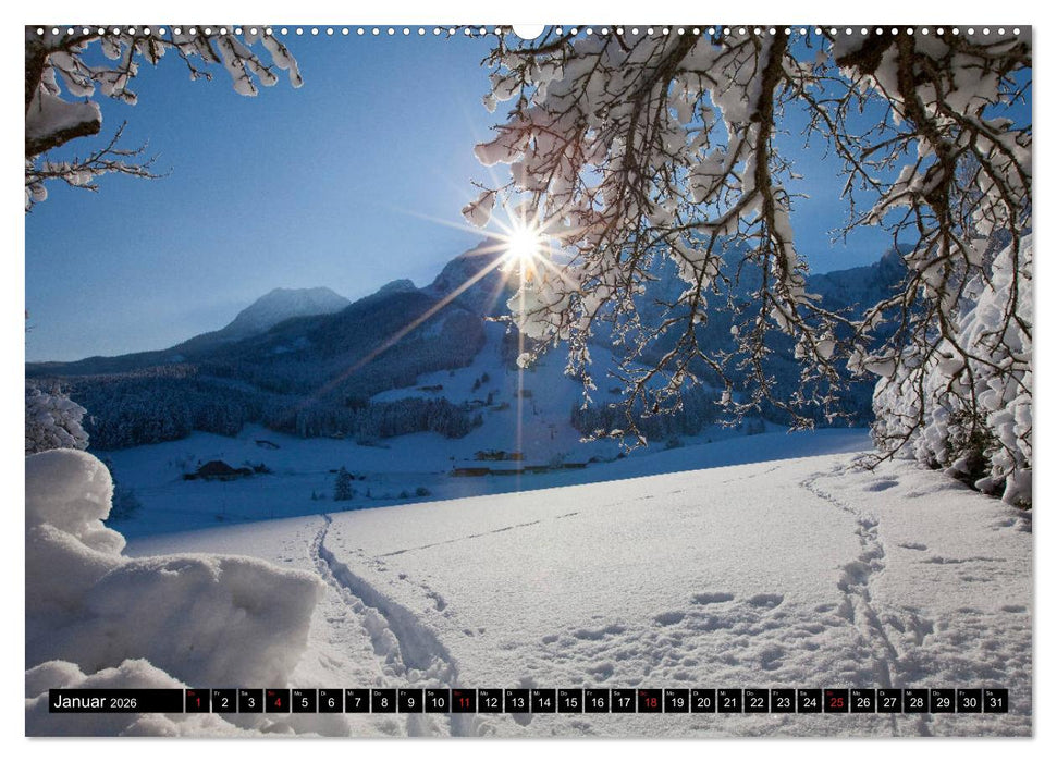Abtenau im Lammertal (CALVENDO Premium Wandkalender 2026)