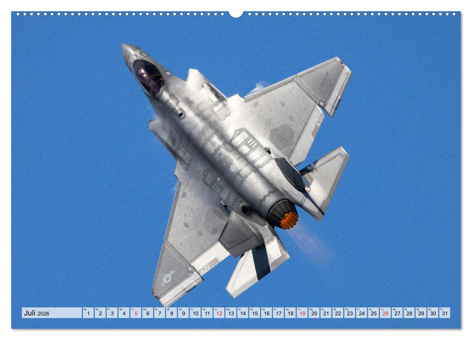 Militärjets aus aller Welt (CALVENDO Premium Wandkalender 2026)