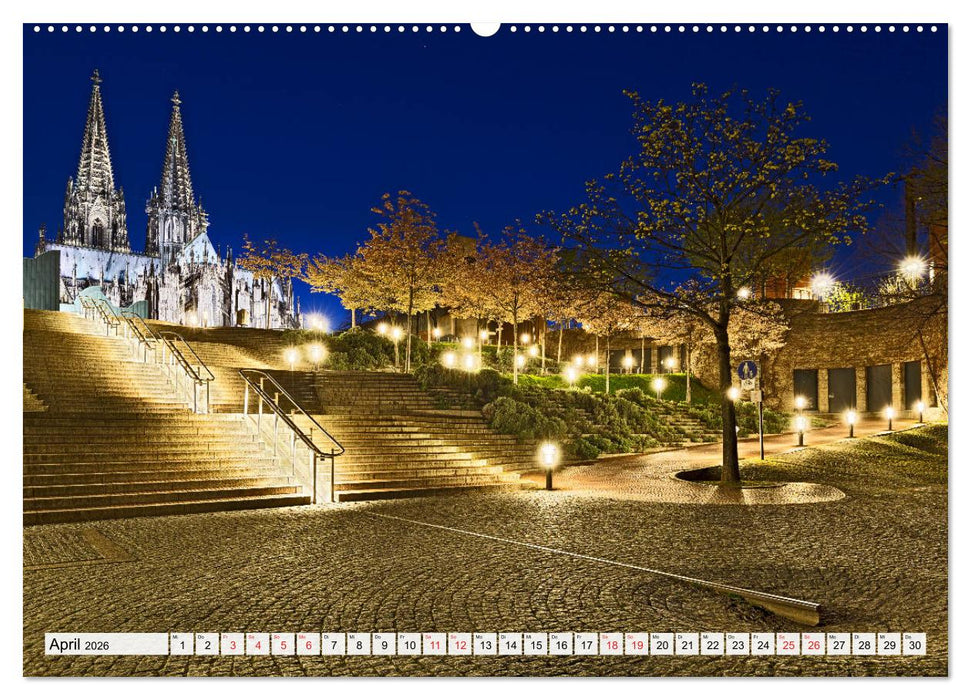KÖLNER LICHTERZAUBER (CALVENDO Premium Wandkalender 2026)