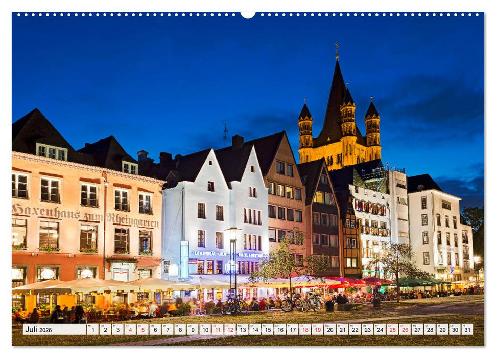 KÖLNER LICHTERZAUBER (CALVENDO Premium Wandkalender 2026)