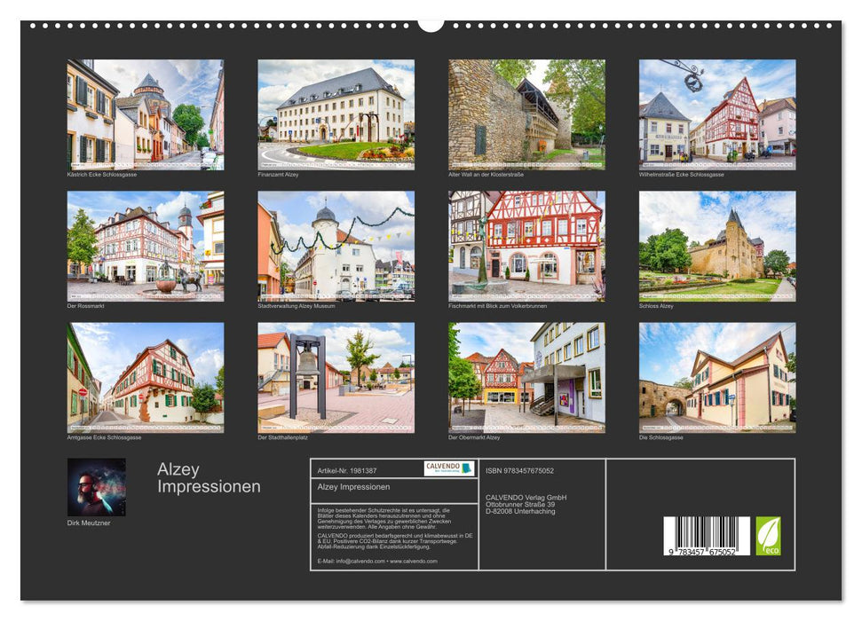 Alzey Impressionen (CALVENDO Premium Wandkalender 2026)