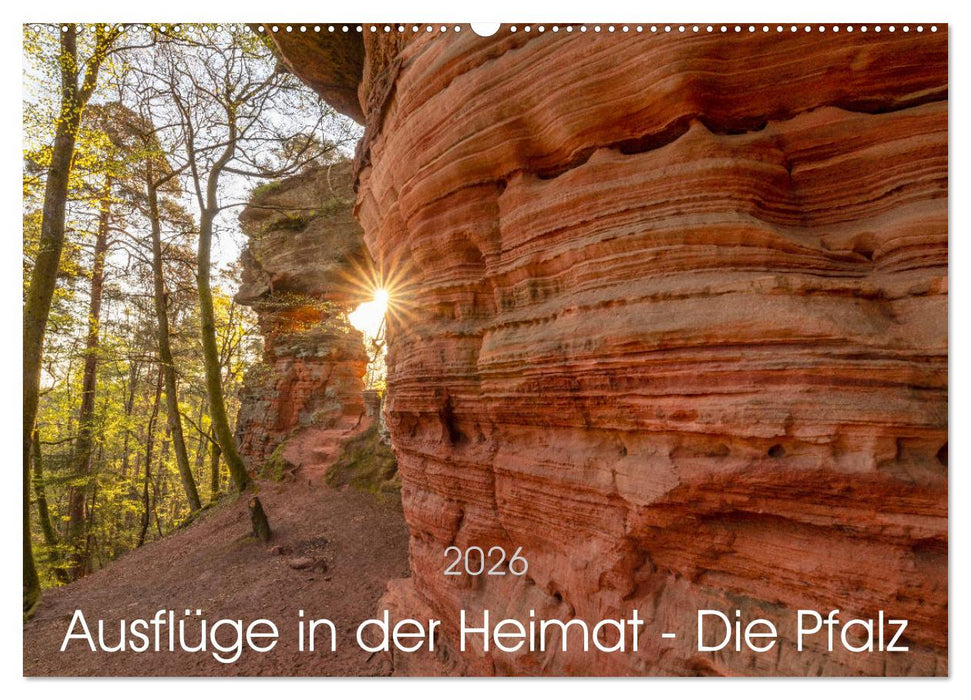 Ausflüge in der Heimat - Die Pfalz (CALVENDO Wandkalender 2026)