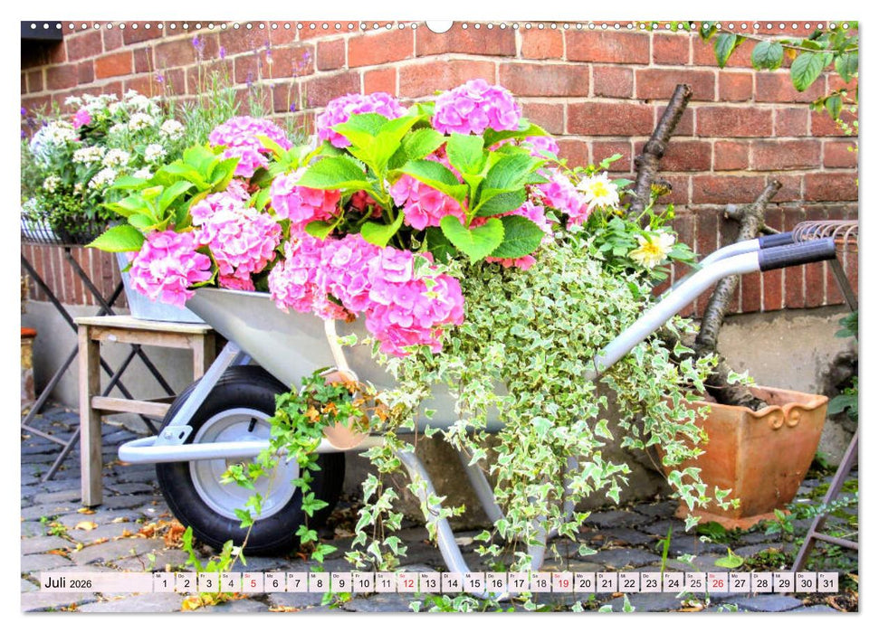 Hortensien. Zauberhafte Blütenpracht (CALVENDO Premium Wandkalender 2026)