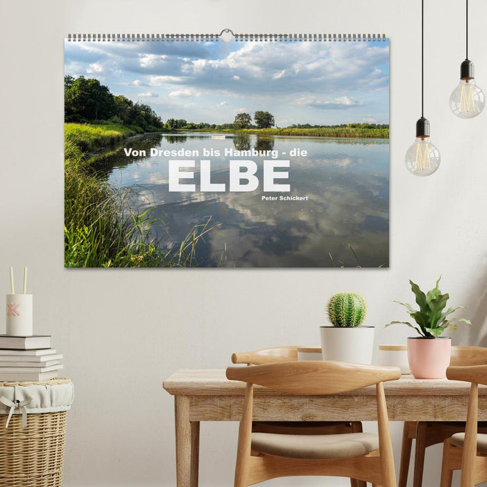 Von Dresden bis Hamburg - die Elbe. (CALVENDO Wandkalender 2026)
