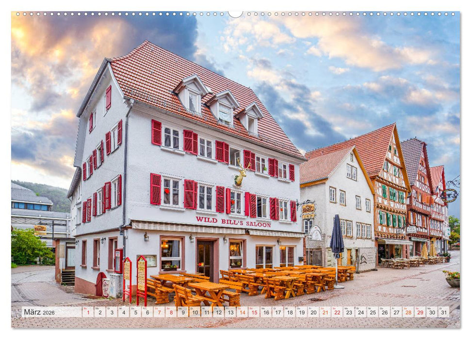 Mosbach Impressionen (CALVENDO Premium Wandkalender 2026)