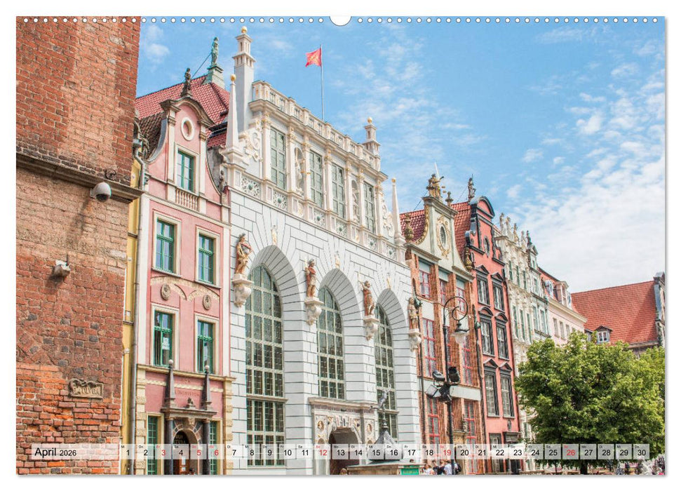 Polnische Dreistadt - Danzig, Gdingen und Seebad Sopot (CALVENDO Premium Wandkalender 2026)