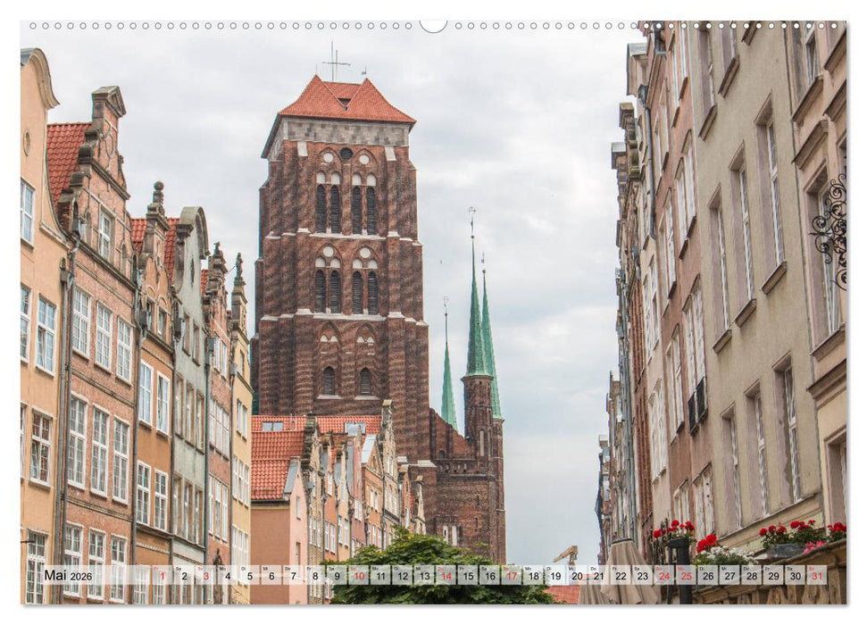 Polnische Dreistadt - Danzig, Gdingen und Seebad Sopot (CALVENDO Premium Wandkalender 2026)