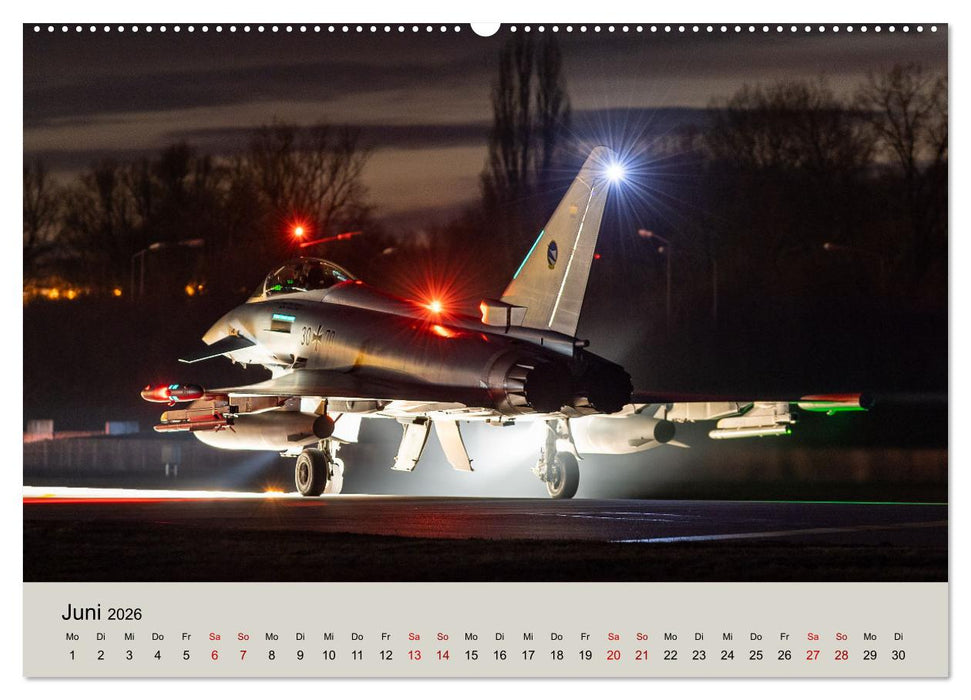 Kampfjet Eurofighter Typhoon (CALVENDO Premium Wandkalender 2026)