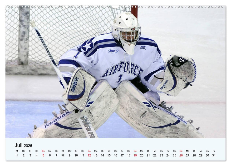 Eishockey. Dynamik, Athletik und Präzision! (CALVENDO Premium Wandkalender 2026)