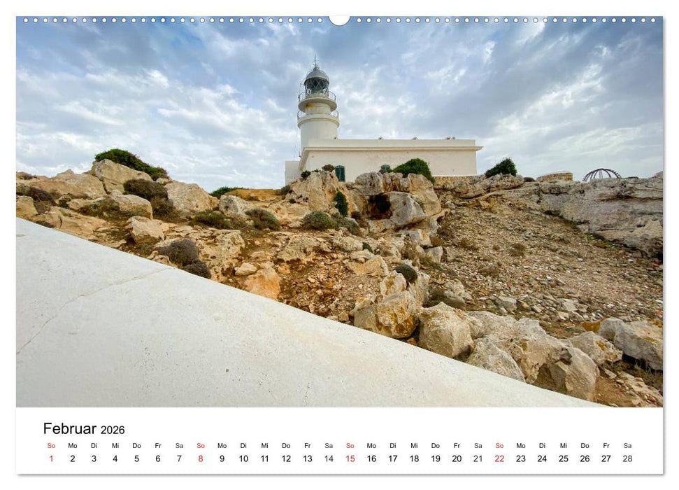 Wandern auf Menorca (CALVENDO Premium Wandkalender 2026)