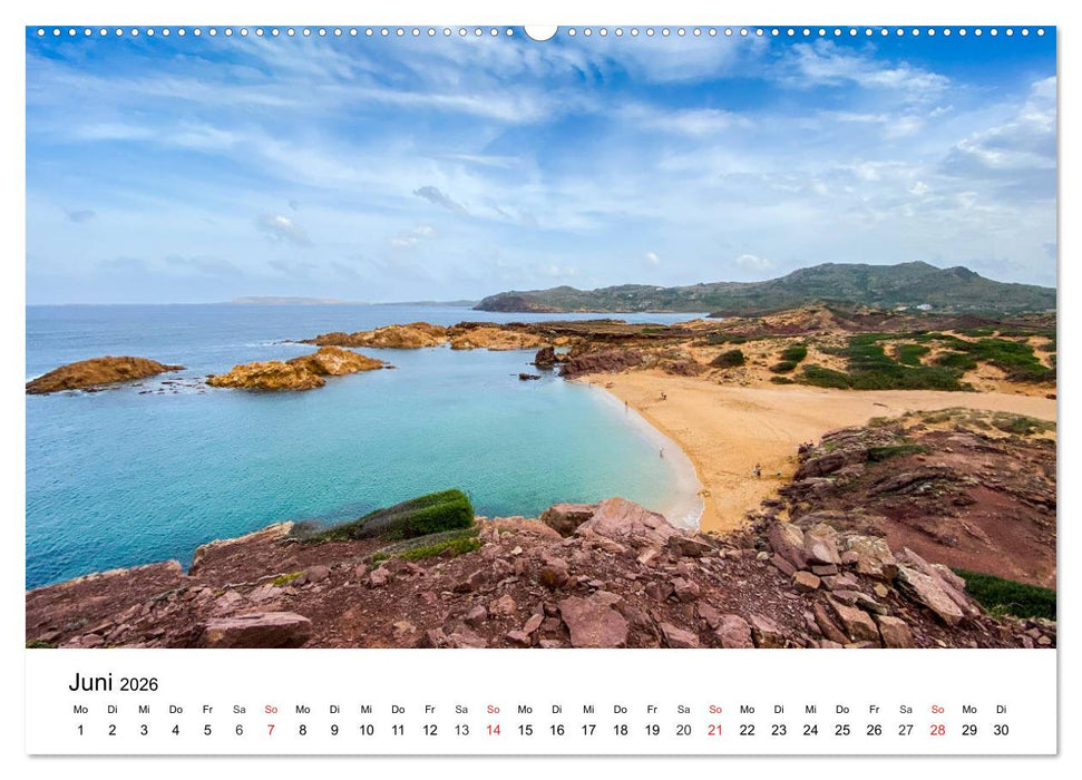Wandern auf Menorca (CALVENDO Premium Wandkalender 2026)