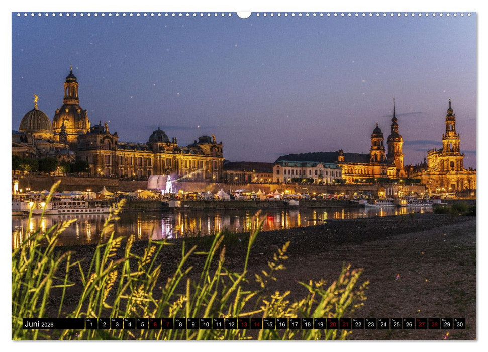 Sächsische Elbtalblicke (CALVENDO Wandkalender 2026)