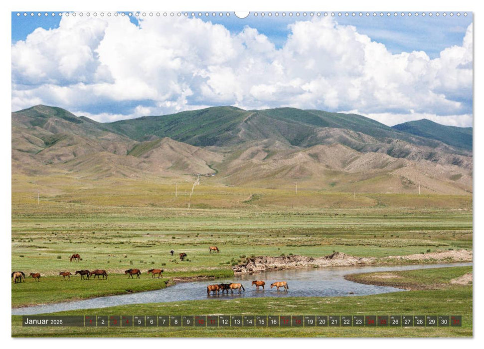 Kasachstan und Kirgistan (CALVENDO Premium Wandkalender 2026)