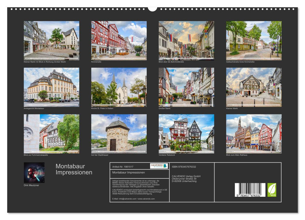 Montabaur Impressionen (CALVENDO Premium Wandkalender 2026)