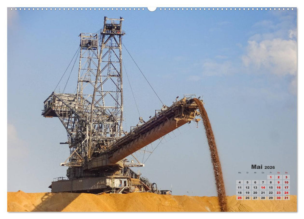 Giganten im Tagebau Garzweiler II (CALVENDO Premium Wandkalender 2026)