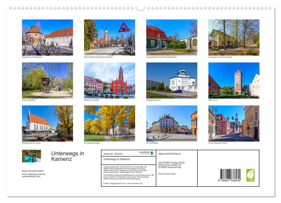 Unterwegs in Kamenz (CALVENDO Premium Wandkalender 2026)