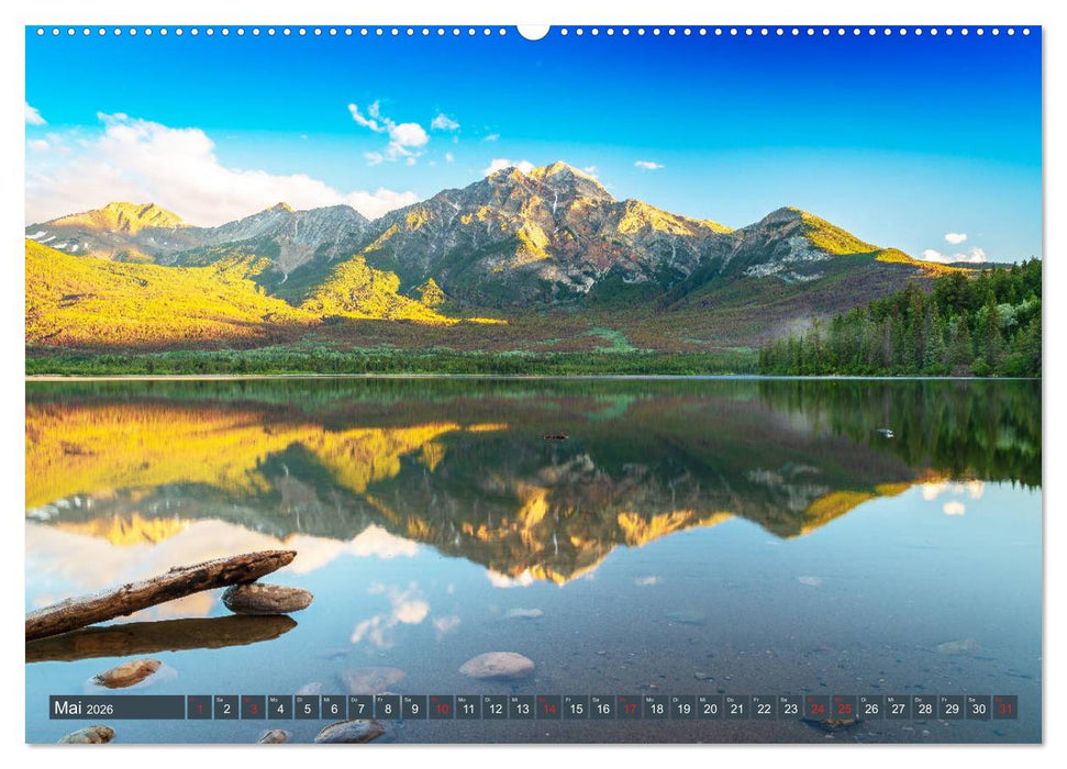 Unterwegs in Kanadas Westen (CALVENDO Premium Wandkalender 2026)
