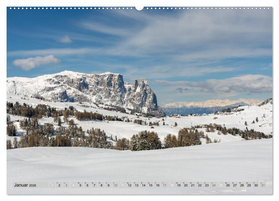 Wunderschöne Dolomiten (CALVENDO Premium Wandkalender 2026)
