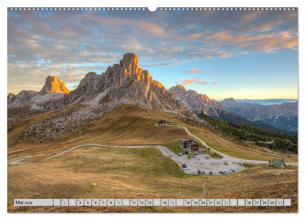 Wunderschöne Dolomiten (CALVENDO Premium Wandkalender 2026)