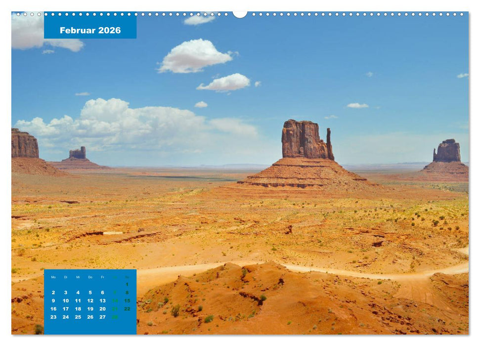 Erlebe mit mir das gewaltige Monument Valley (CALVENDO Wandkalender 2026)