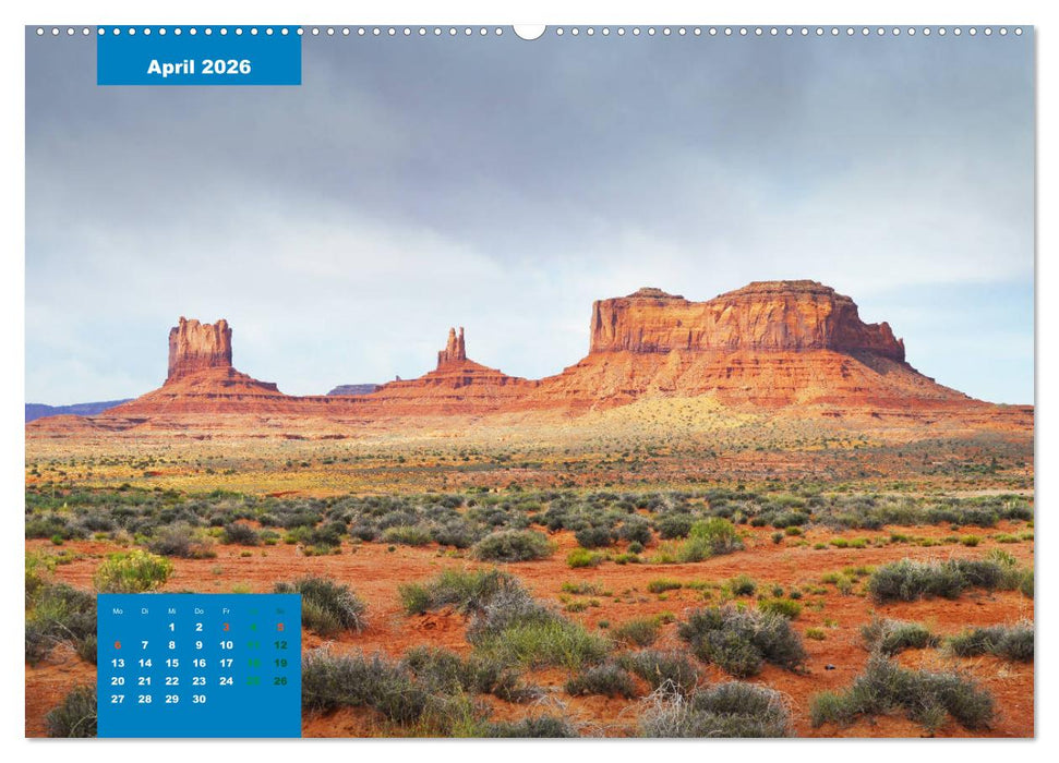 Erlebe mit mir das gewaltige Monument Valley (CALVENDO Wandkalender 2026)
