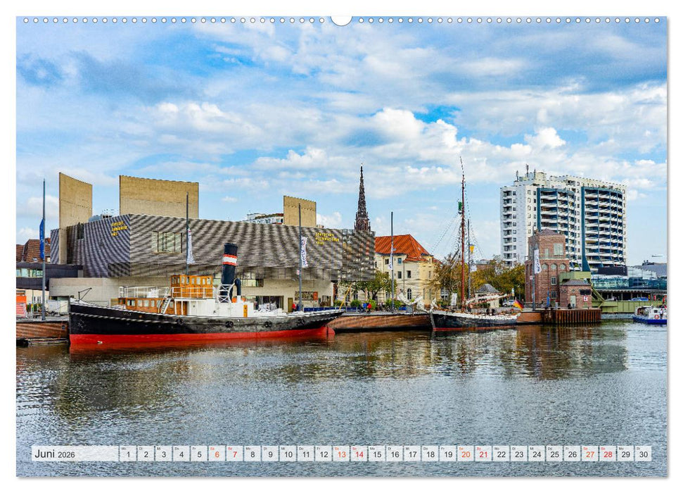 Bremerhaven Stadtansichten (CALVENDO Premium Wandkalender 2026)