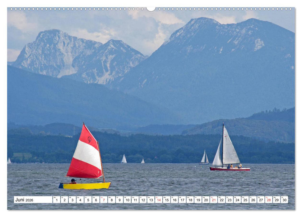Chiemsee - Sommerferien am bayrischen Meer (CALVENDO Premium Wandkalender 2026)