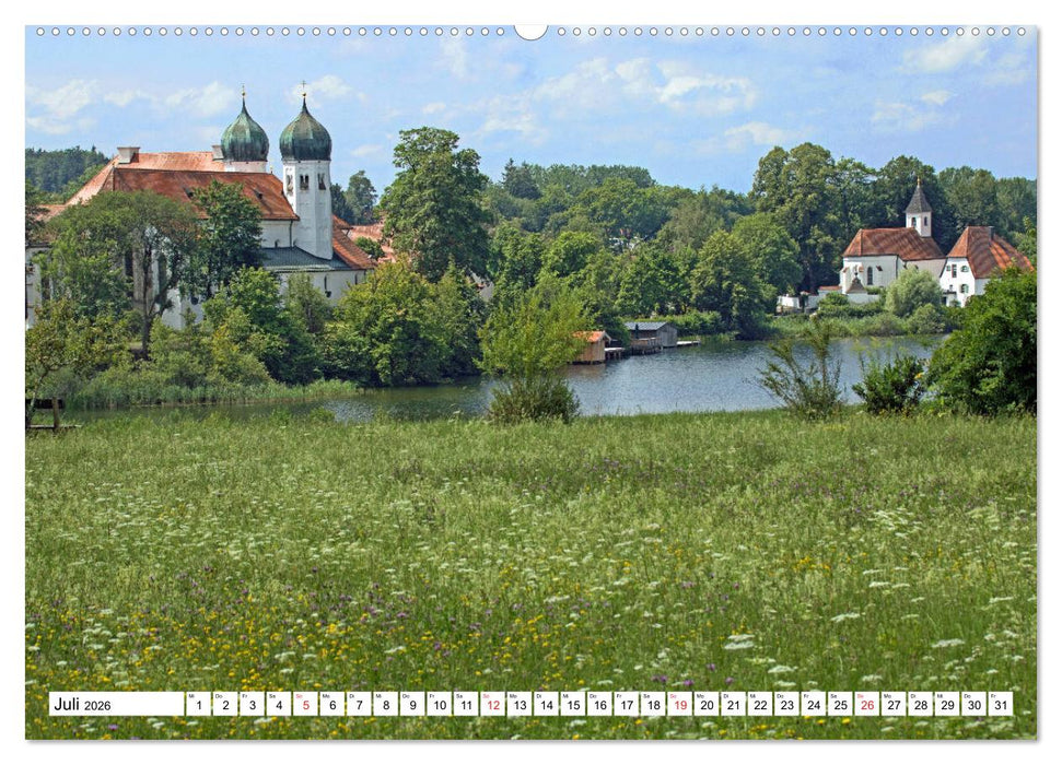 Chiemsee - Sommerferien am bayrischen Meer (CALVENDO Premium Wandkalender 2026)