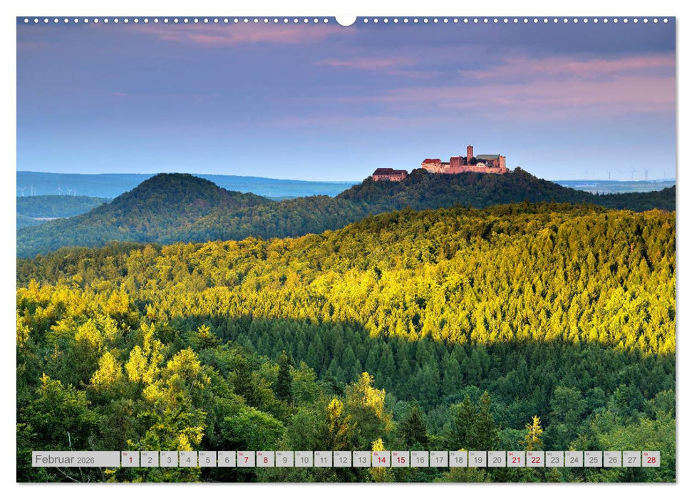 Thüringen Freistaat in Deutschlands Mitte (CALVENDO Premium Wandkalender 2026)