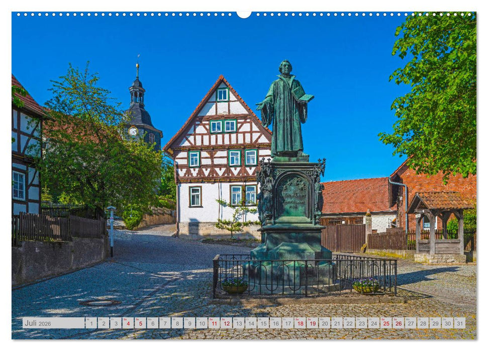 Thüringen Freistaat in Deutschlands Mitte (CALVENDO Premium Wandkalender 2026)