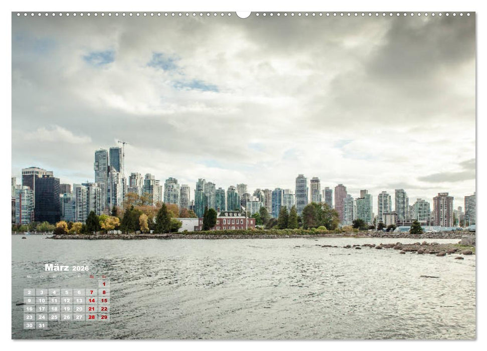 Vancouver & British Columbia (CALVENDO Premium Wandkalender 2026)