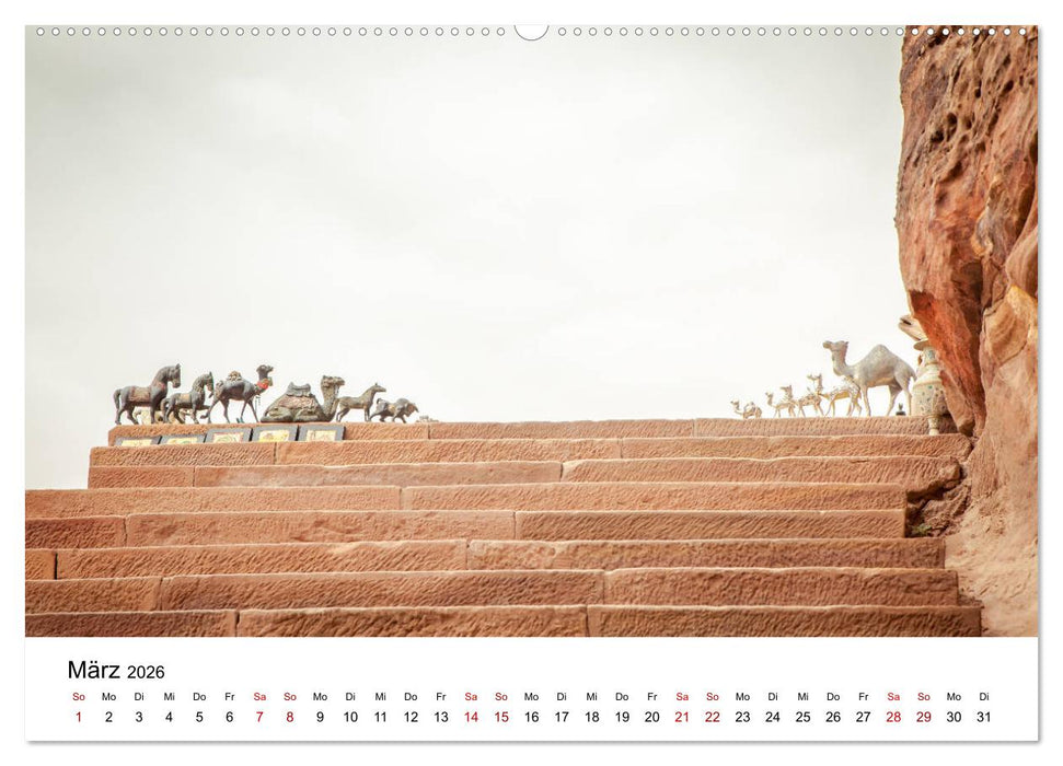 Reiseland Jordanien (CALVENDO Premium Wandkalender 2026)