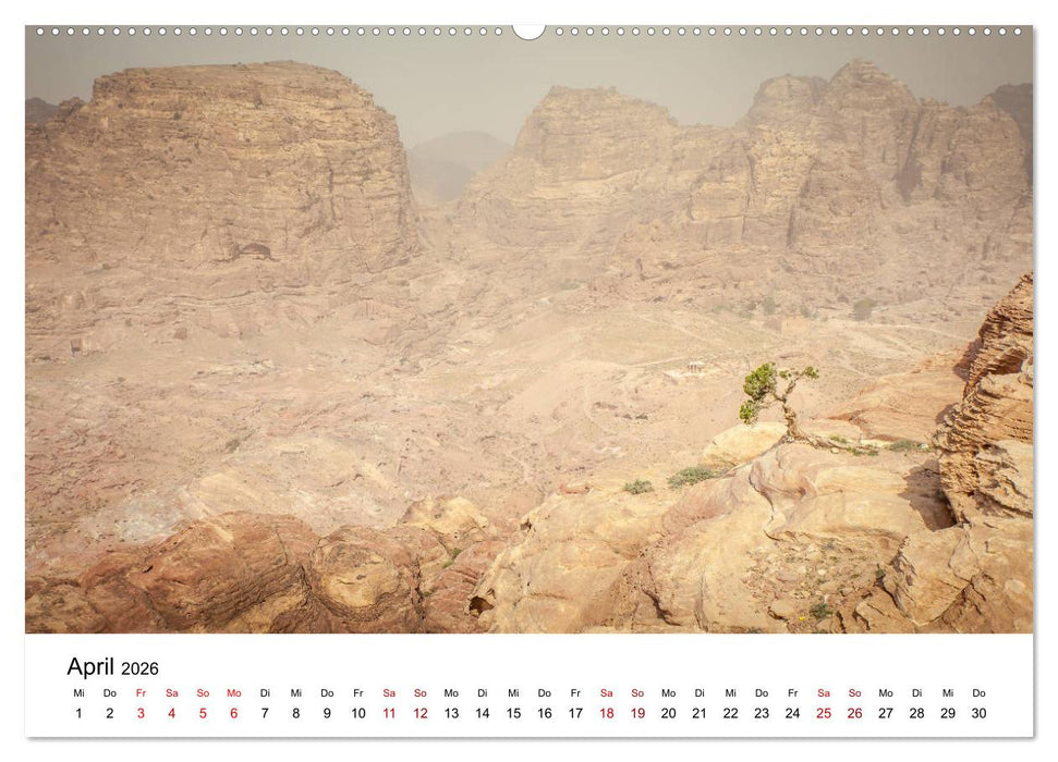 Reiseland Jordanien (CALVENDO Premium Wandkalender 2026)