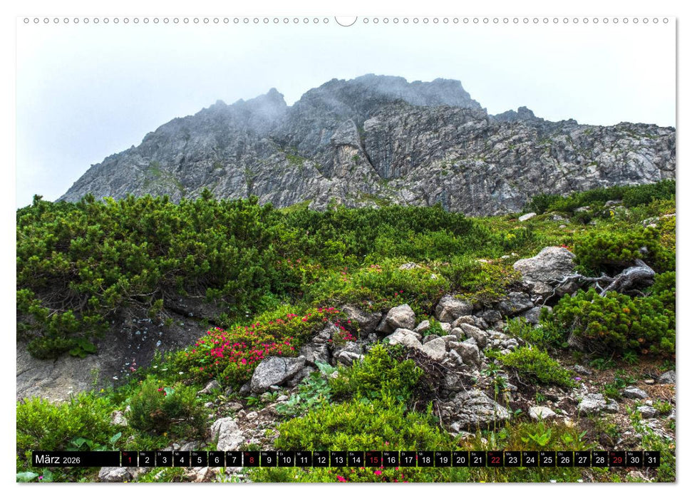 Wanderparadies Montafon (CALVENDO Wandkalender 2026)