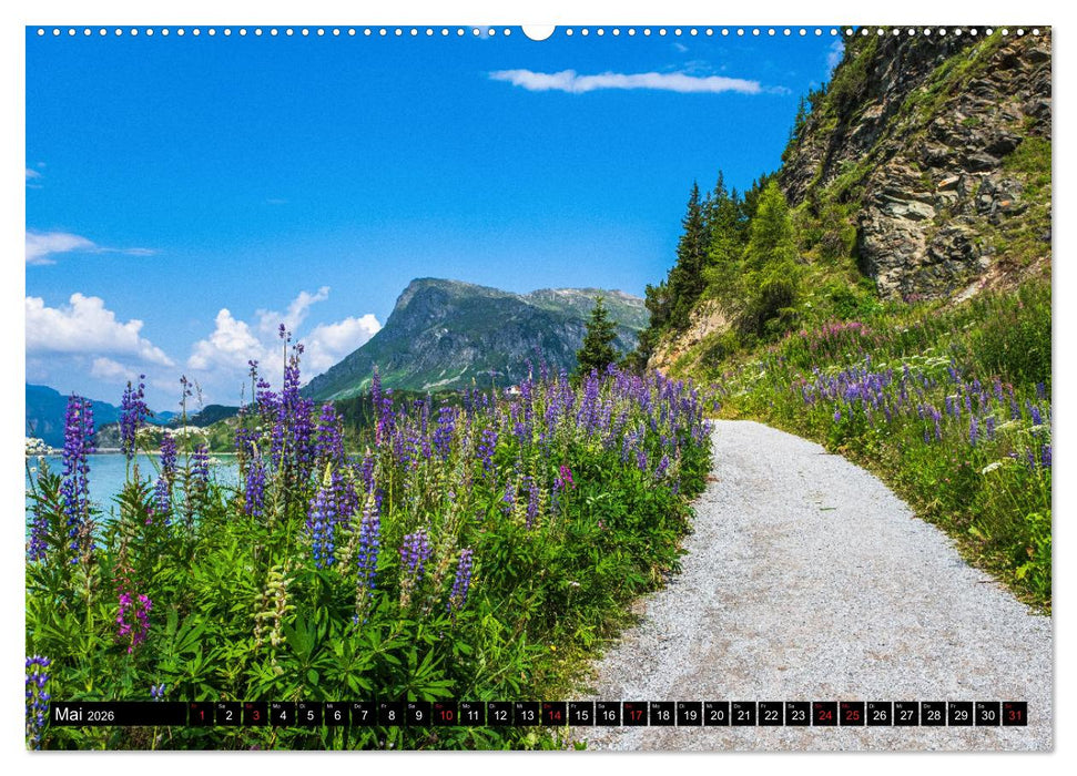 Wanderparadies Montafon (CALVENDO Wandkalender 2026)