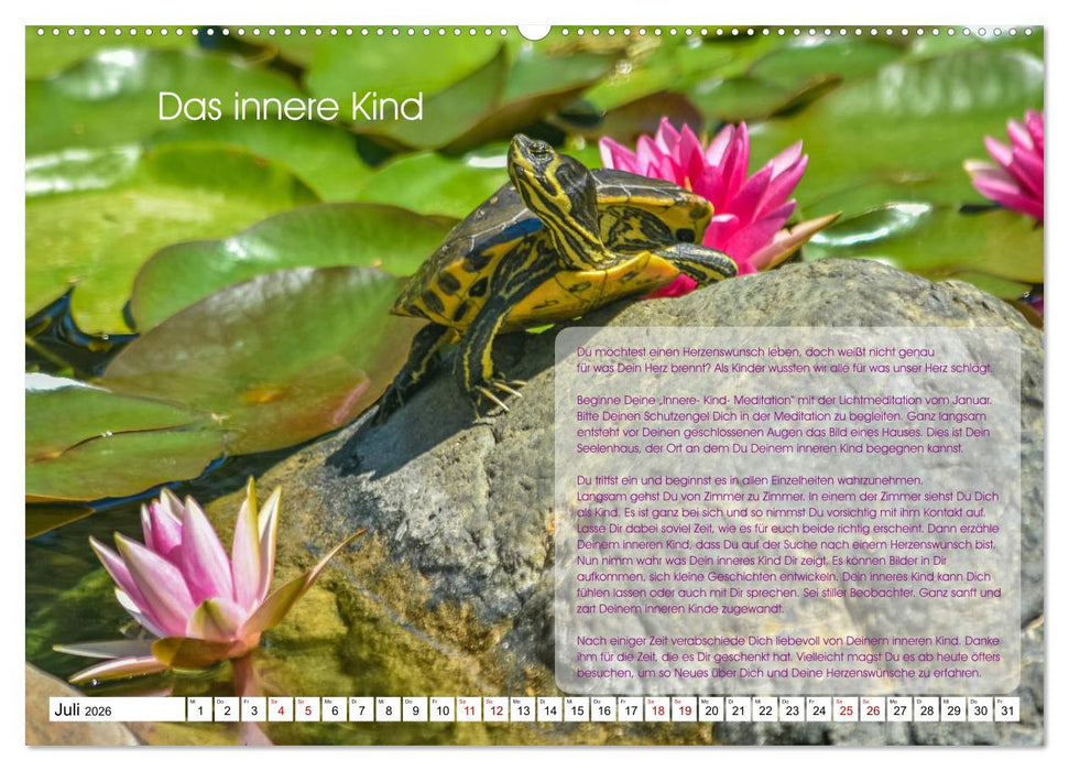 Meditation - Ein Kalender zum Mitmachen (CALVENDO Premium Wandkalender 2026)