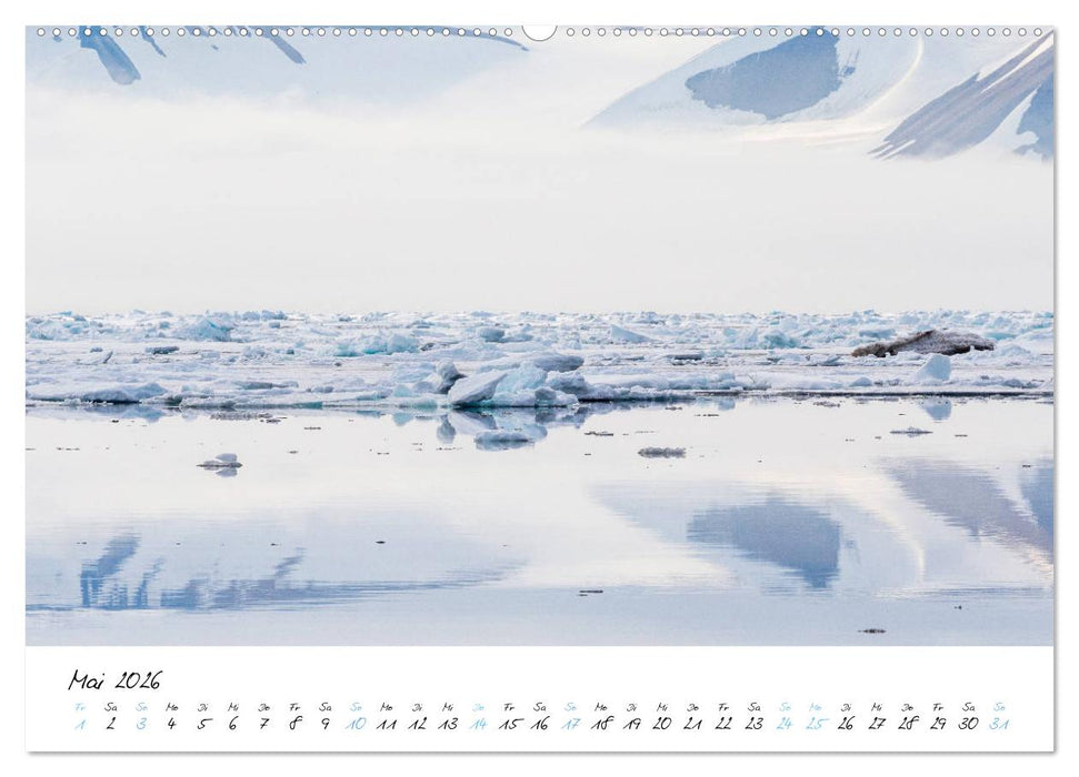 Heike Odermatt: 80° Nord - Fotografien von Spitzbergen und Nordaustland (CALVENDO Premium Wandkalender 2026)