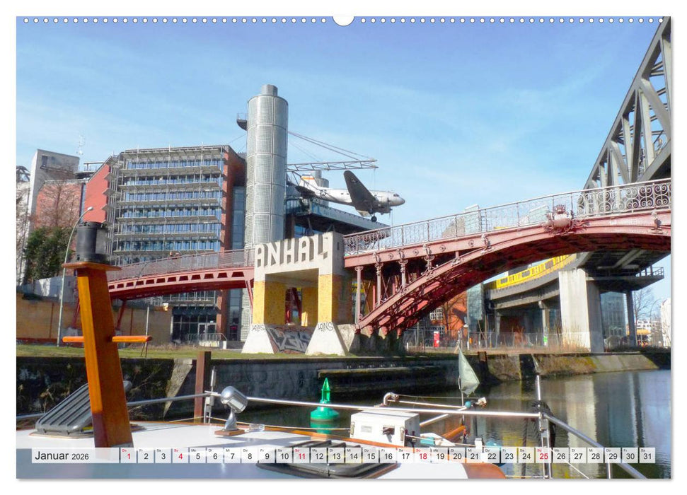 Bootstouren in und um Berlin (CALVENDO Premium Wandkalender 2026)