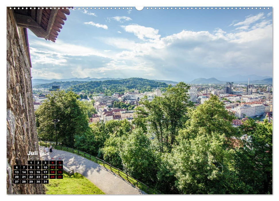 Grünes Slowenien (CALVENDO Premium Wandkalender 2026)