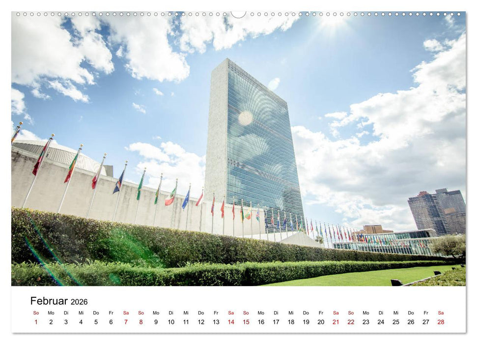 Weltstadt New York (CALVENDO Premium Wandkalender 2026)