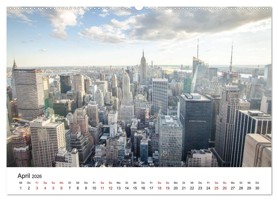 Weltstadt New York (CALVENDO Premium Wandkalender 2026)