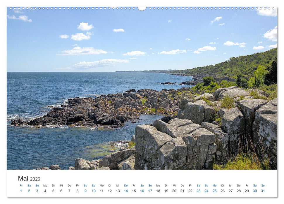 Bornholm - die Küsten der Ostseeinsel (CALVENDO Wandkalender 2026)