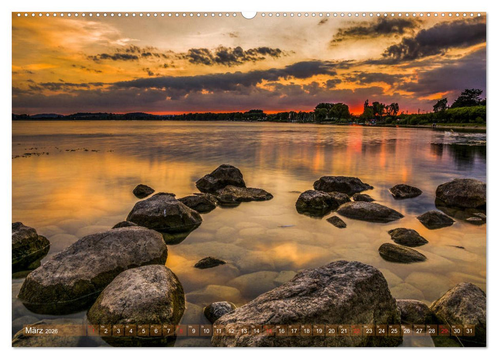 Farbenfroh Bodensee (CALVENDO Premium Wandkalender 2026)