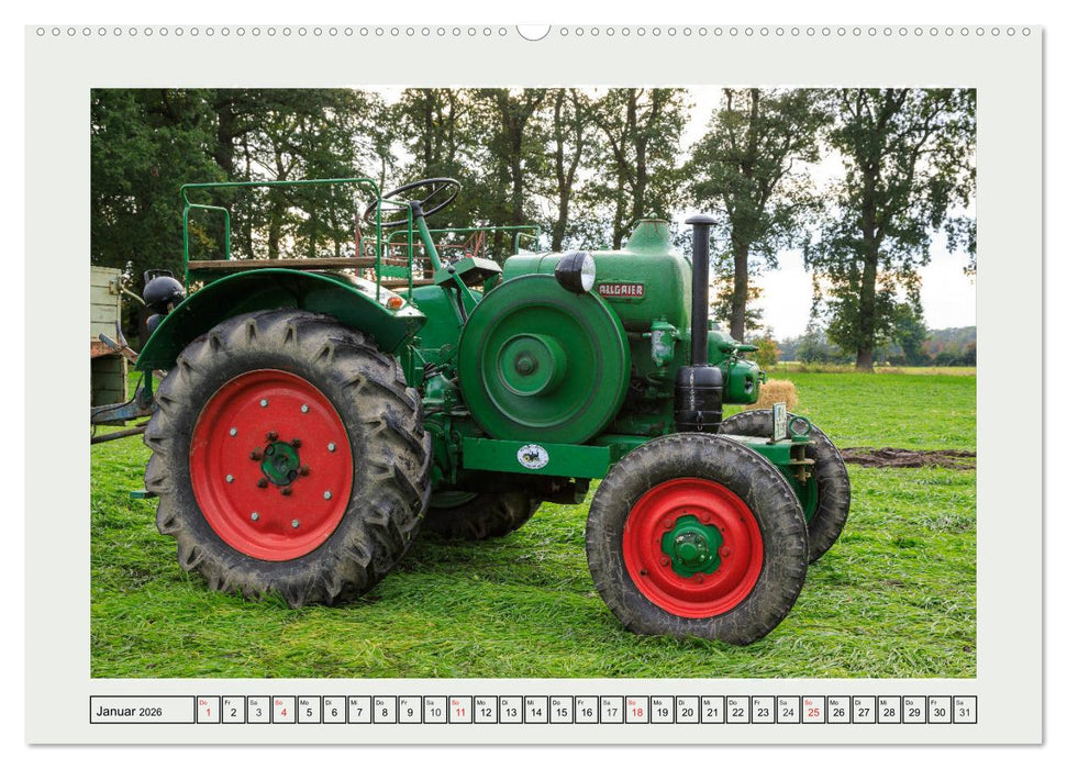 Alte Schätzchen - Traktoren (CALVENDO Premium Wandkalender 2026)