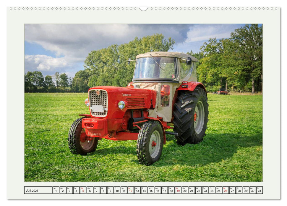 Alte Schätzchen - Traktoren (CALVENDO Premium Wandkalender 2026)