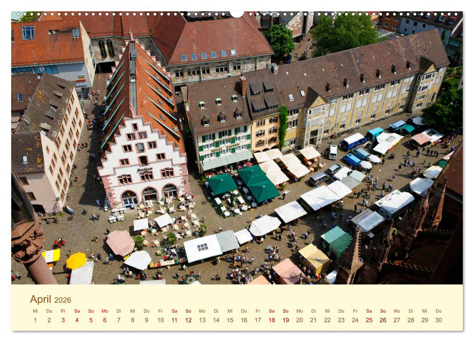 Freiburg Perle im Breisgau (CALVENDO Premium Wandkalender 2026)
