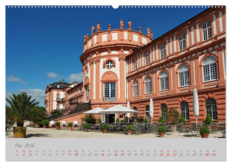 Wiesbaden Die Kurstadt im Rheingau (CALVENDO Premium Wandkalender 2026)