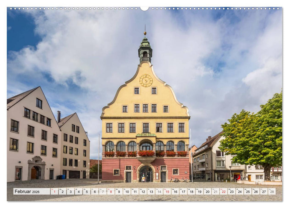 ULM Idyllisches Stadtherz (CALVENDO Premium Wandkalender 2026)
