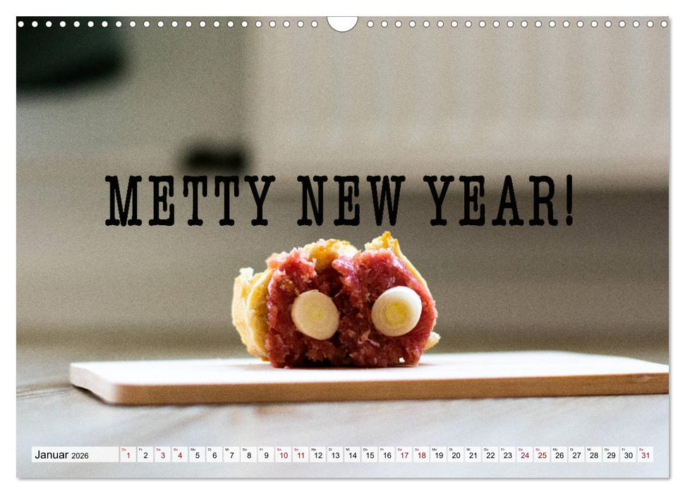 Wurstkalender. Es geht um die Wurst. (CALVENDO Wandkalender 2026)